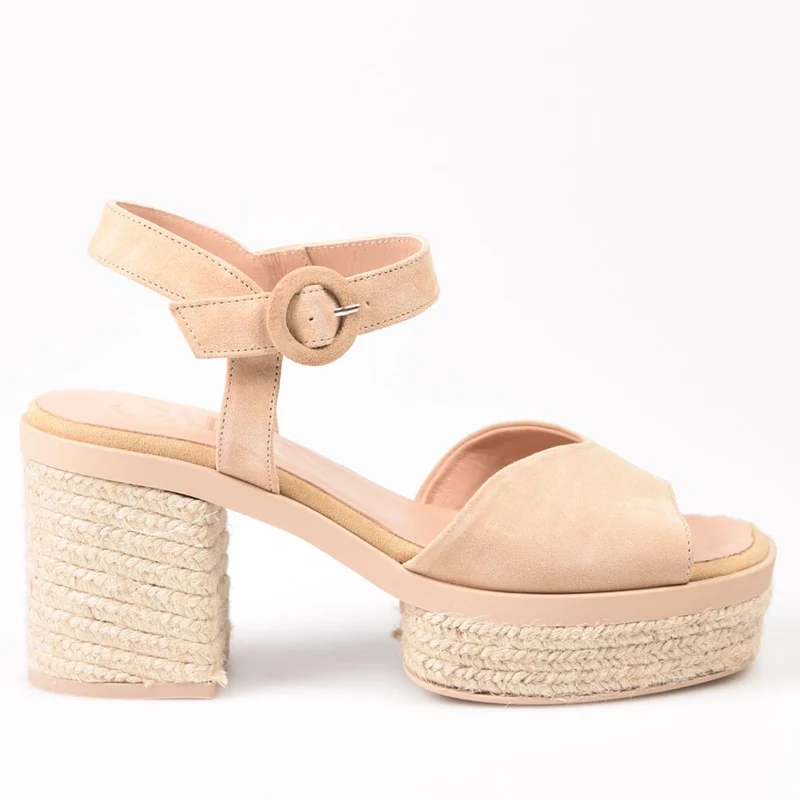 Sandalias de Esparto Gaimo Prinia Pesca Baby Silk Camello