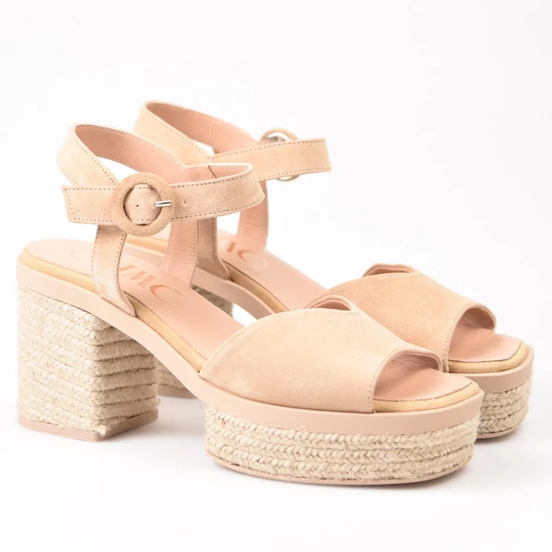 Sandalias de Esparto Gaimo Prinia Pesca Baby Silk Camello