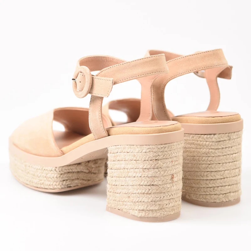 Sandalias de Esparto Gaimo Prinia Pesca Baby Silk Camello