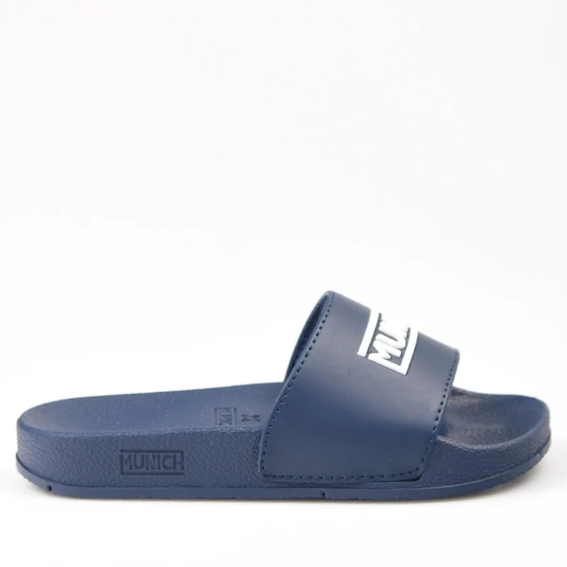 Chanclas Munich Flat Slider Kid 01 8838001 Azul