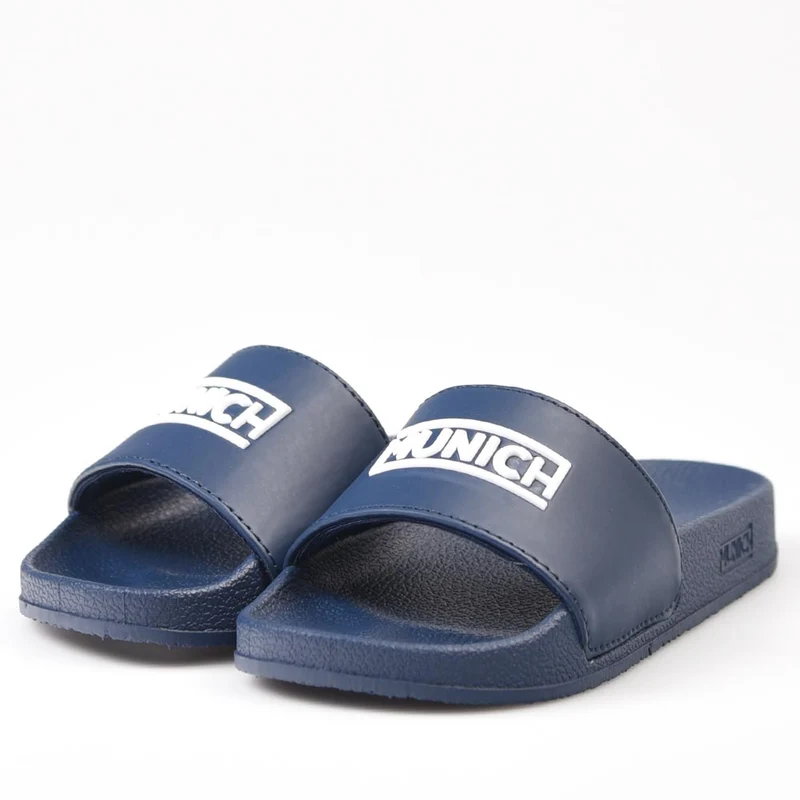 Chanclas Munich Flat Slider Kid 01 8838001 Azul