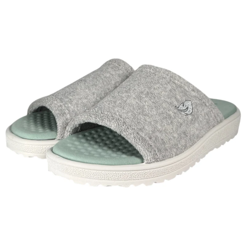 Zapatillas de Casa Plumaflex Pinki Rizo 80010 Gris