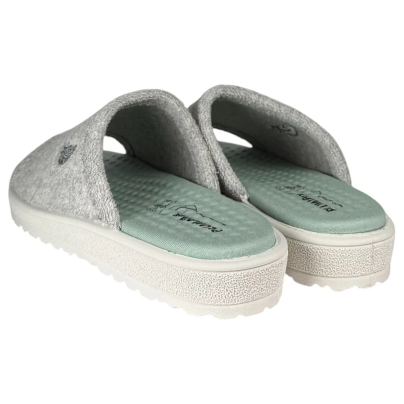 Zapatillas de Casa Plumaflex Pinki Rizo 80010 Gris