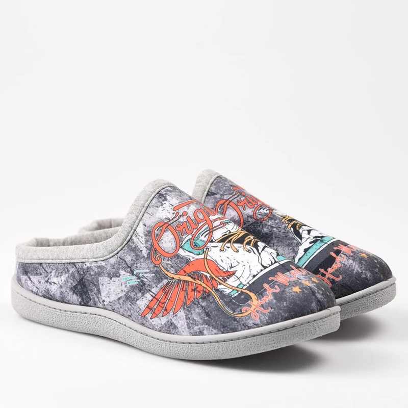 Zapatillas de Casa Plumaflex Zapatillas 12340 Gris