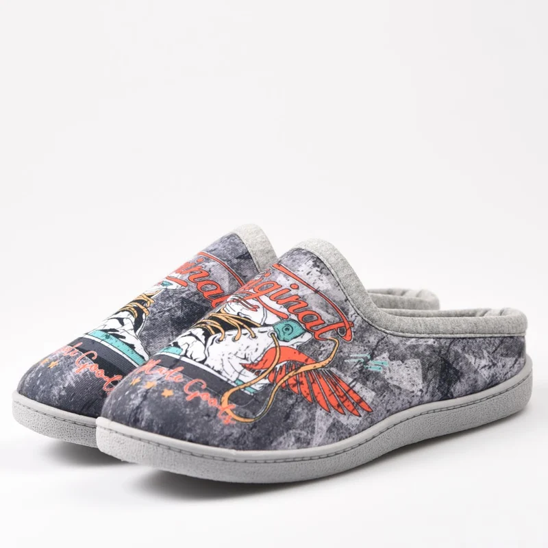 Zapatillas de Casa Plumaflex Zapatillas 12340 Gris