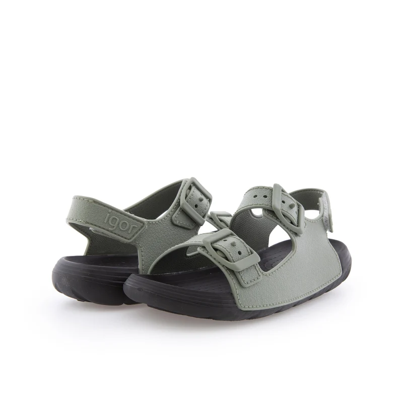 Sandalia kaki/negro MAUI Igor
