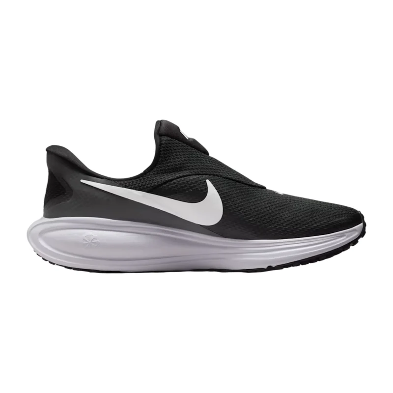 Nike Tenis Revolution 8 EasyOn Negro/Blanco, para Hombre