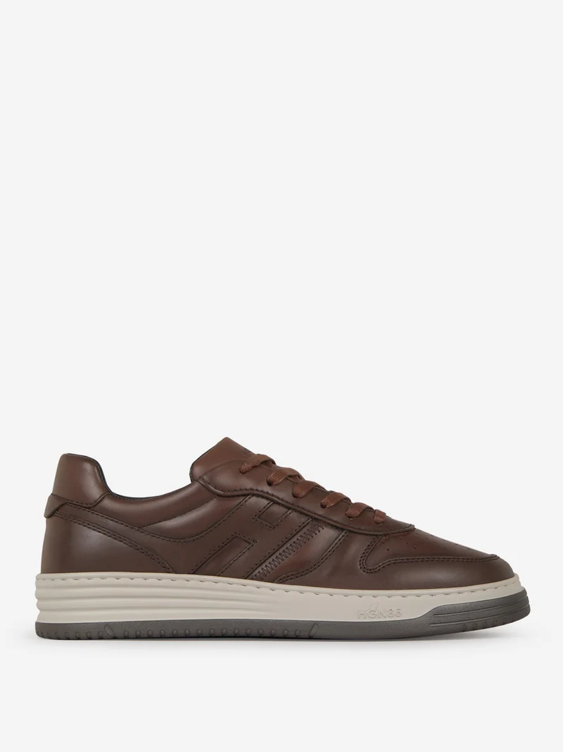 Sneakers Paneles Piel