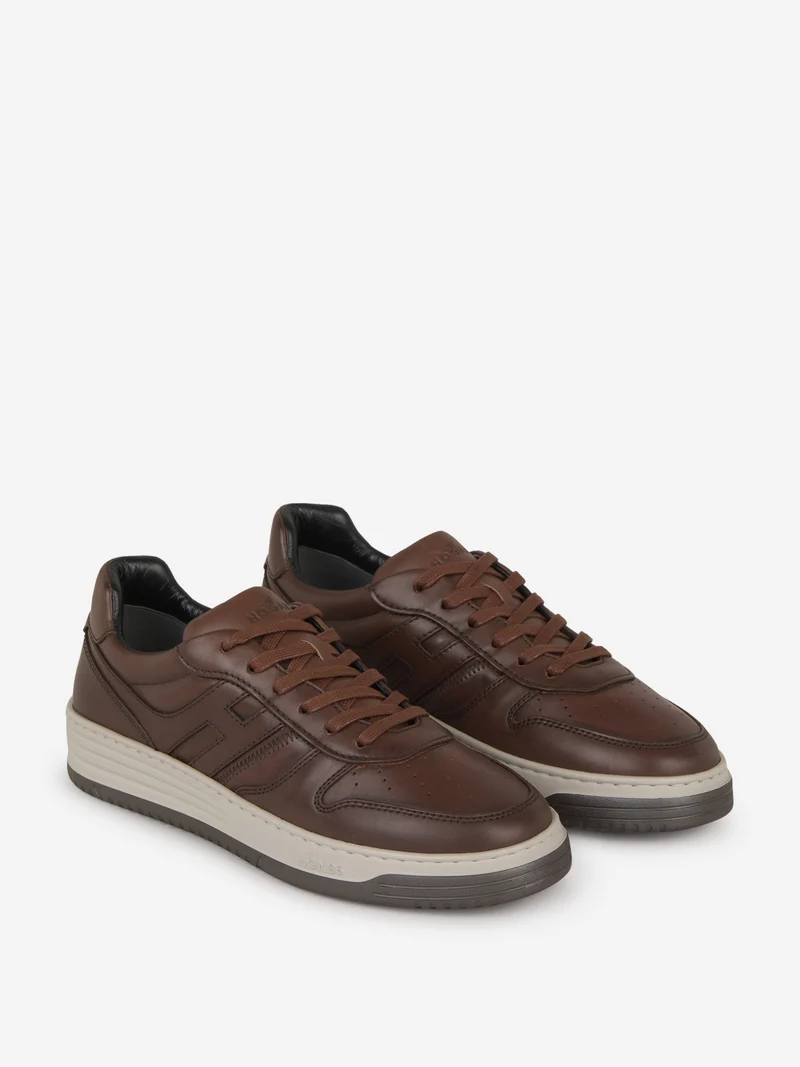 Sneakers Paneles Piel