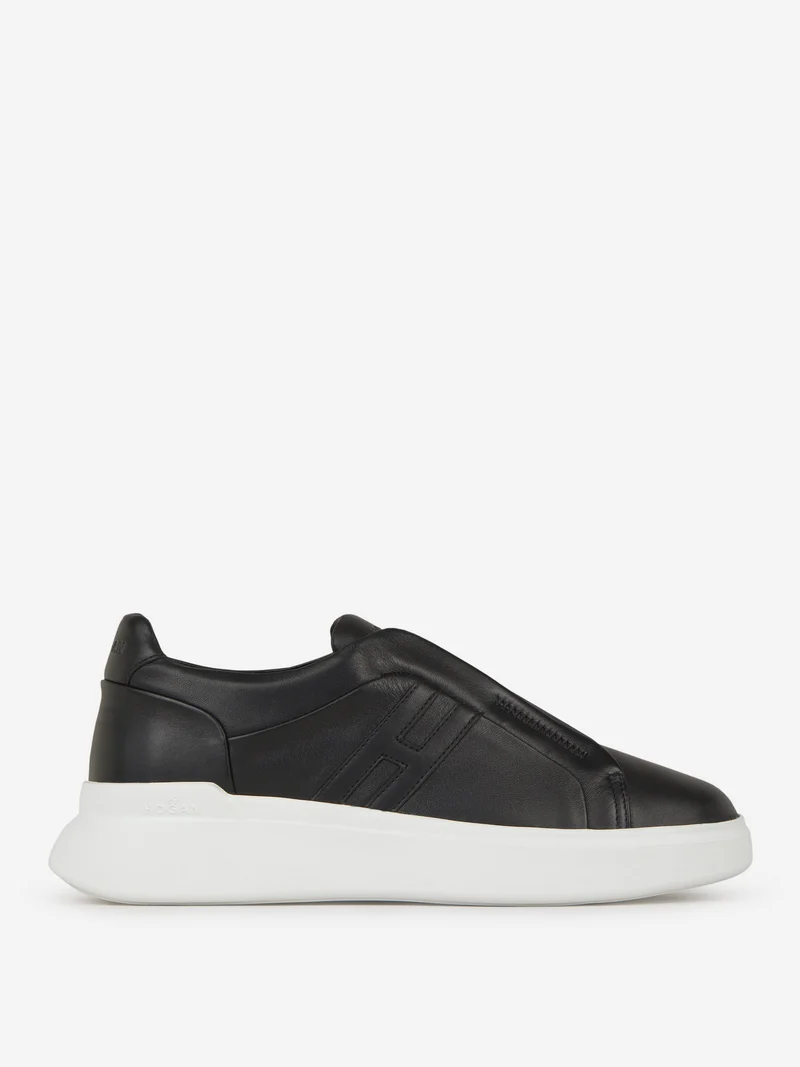 Sneakers Paneles Piel