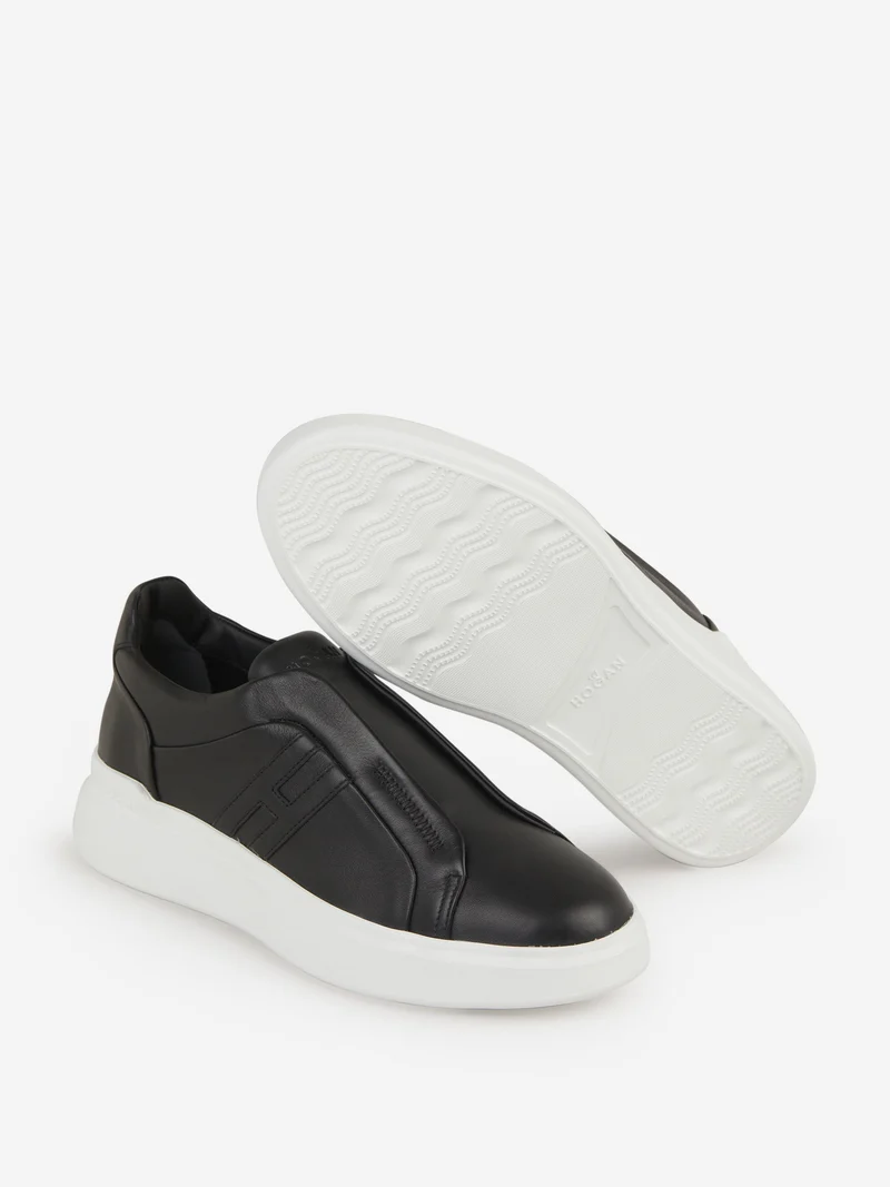 Sneakers Paneles Piel