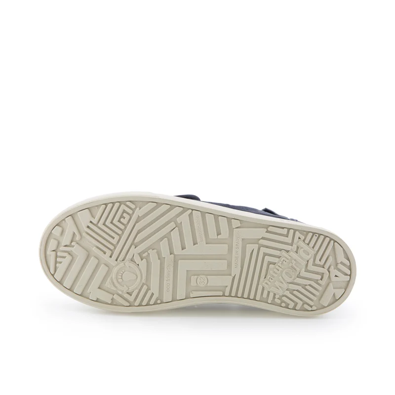 Zapatilla azul lavado LONA6474 Natural World