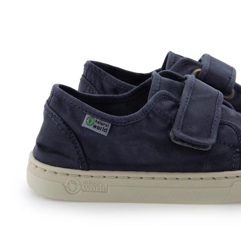 Zapatilla azul lavado LONA6474 Natural World