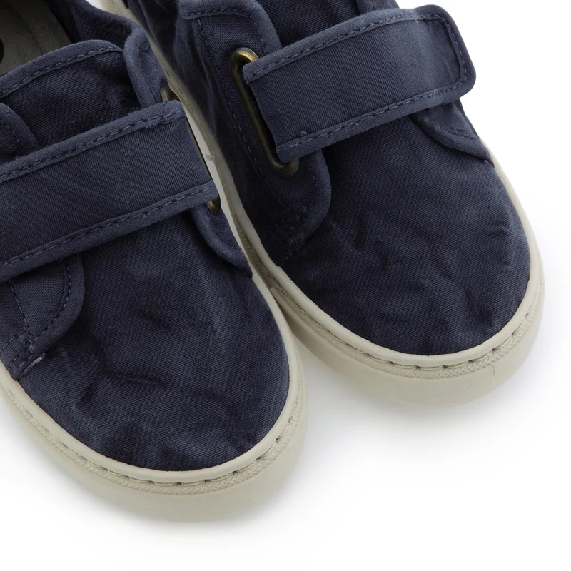 Zapatilla azul lavado LONA6474 Natural World