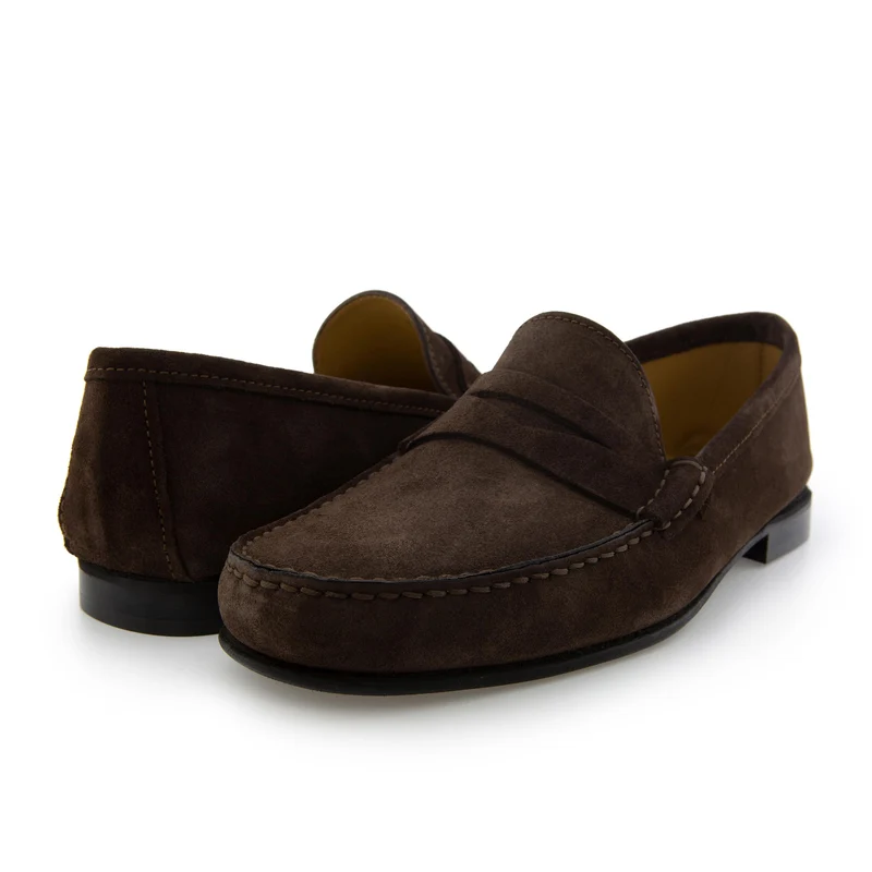 Mocasín serraje marrón PAOLO Castellano