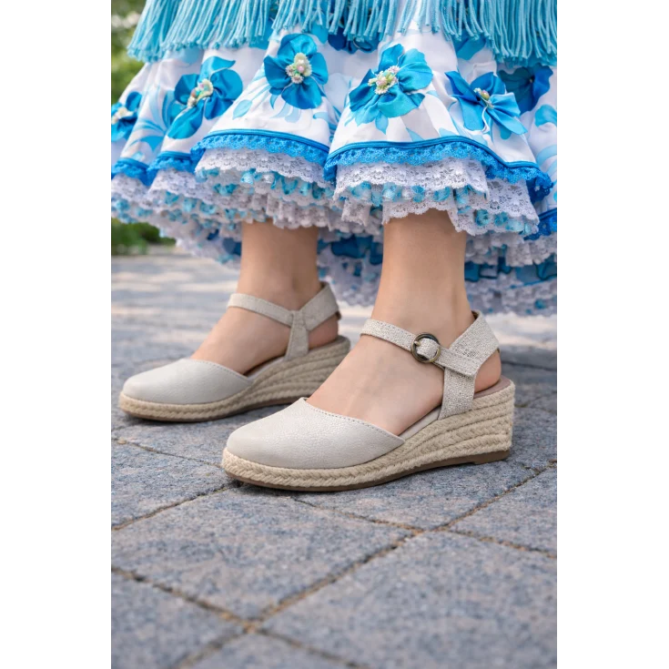 MUJER ESPARTO ZAFIRA PLATINO