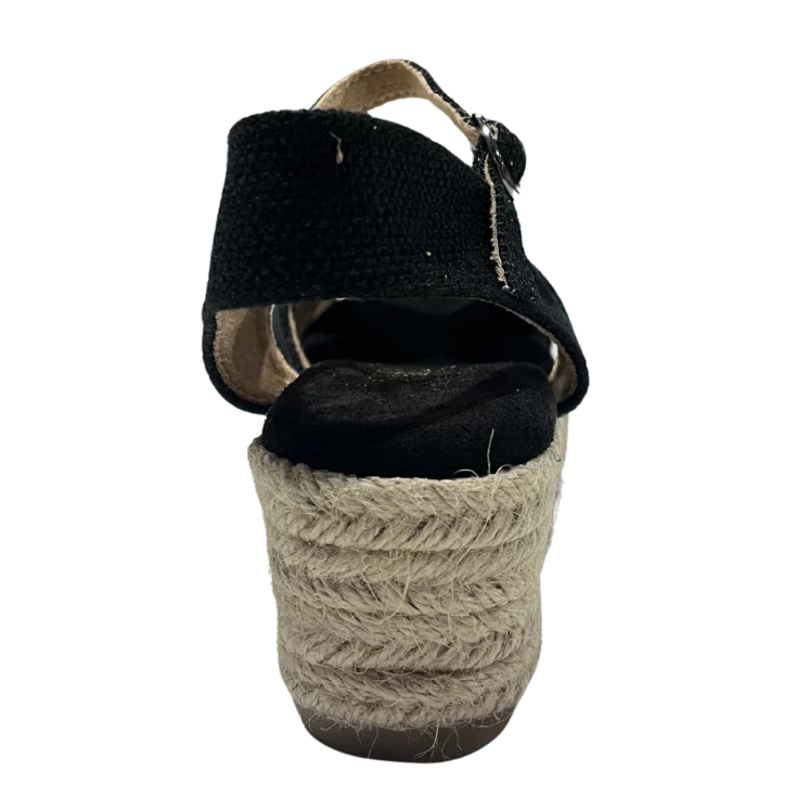 MUJER ESPARTO ALDARA NEGRO