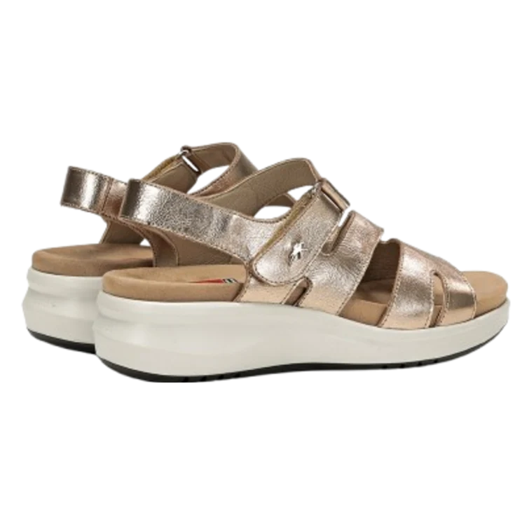 MUJER SANDALIA COMODA NIL LAMINADO CAVA