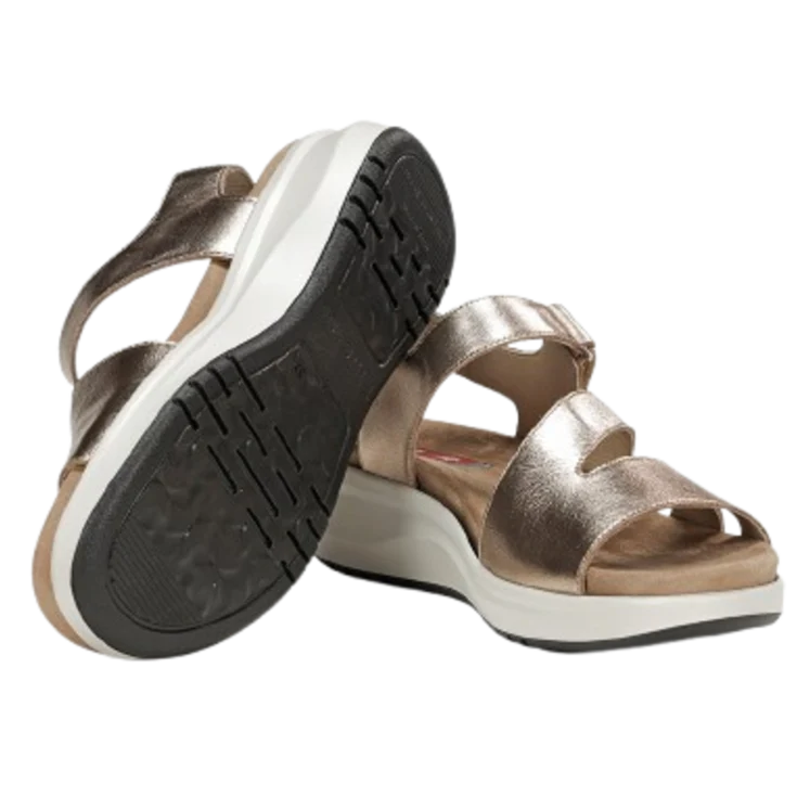 MUJER SANDALIA COMODA NIL LAMINADO CAVA