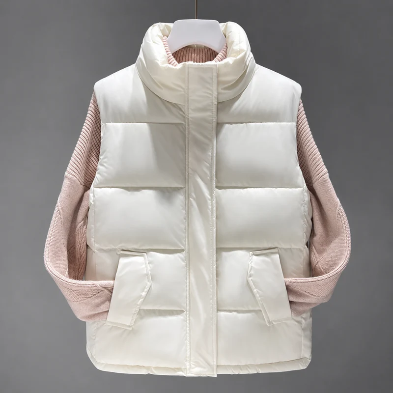 Miomu Chaleco para Mujer Blanco, Vértice Polar