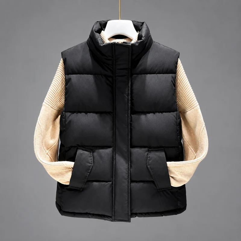 Miomu Chaleco para Mujer Negro, Vértice Polar