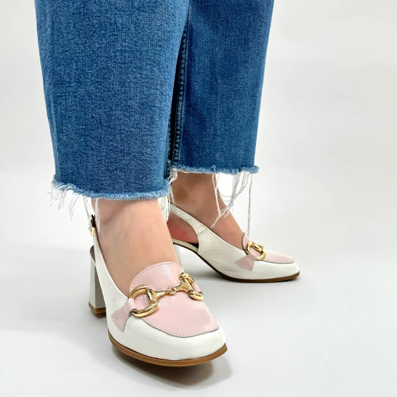 Zapatos Pitillos Tacón Estribo 5795 Glacial
