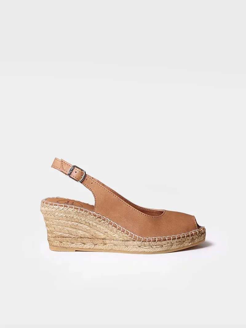 Alpargata de cuña estilo peep toe | CROACIA