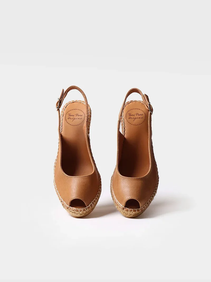 Alpargata de cuña estilo peep toe | CROACIA