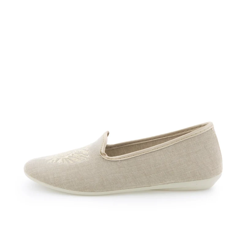 Zapatilla casa beige oscuro 698025 Norteñas