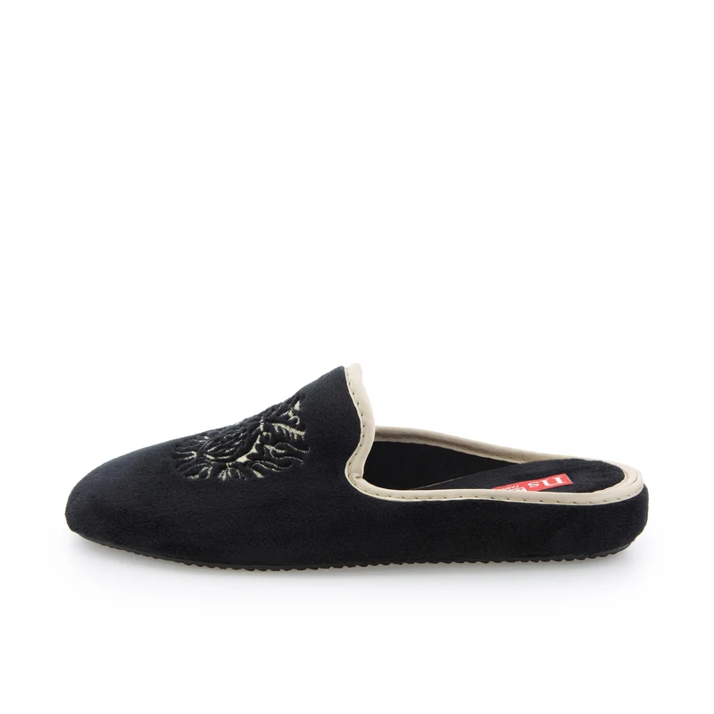 Zapatilla casa negra 73525 Norteñas