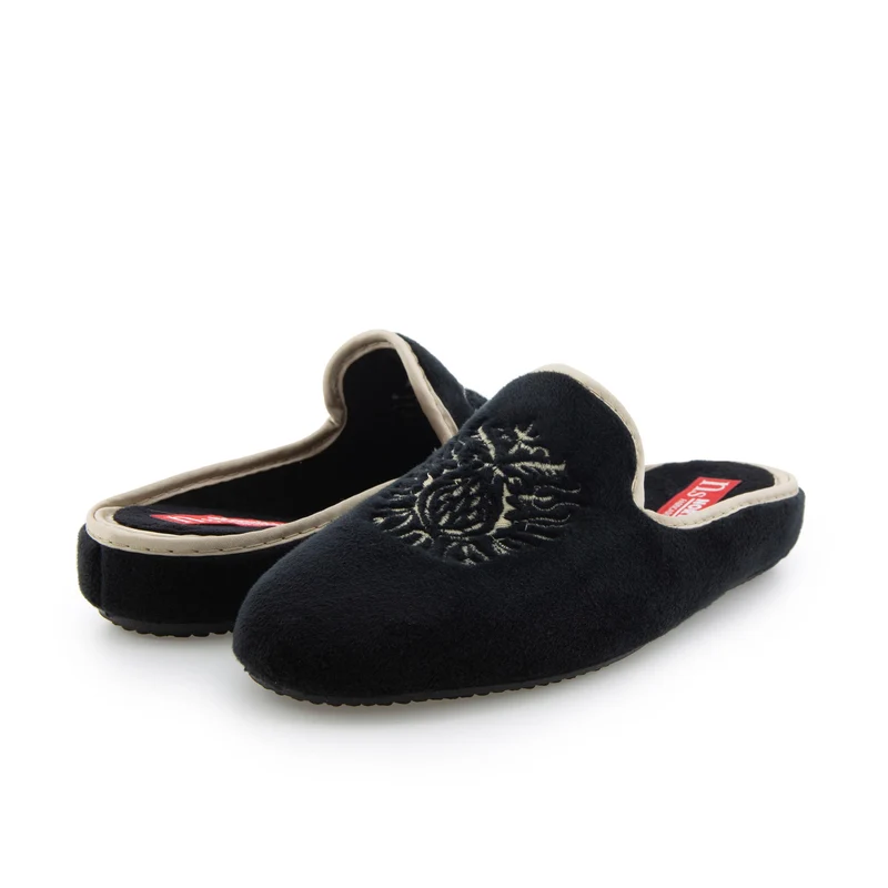 Zapatilla casa negra 73525 Norteñas