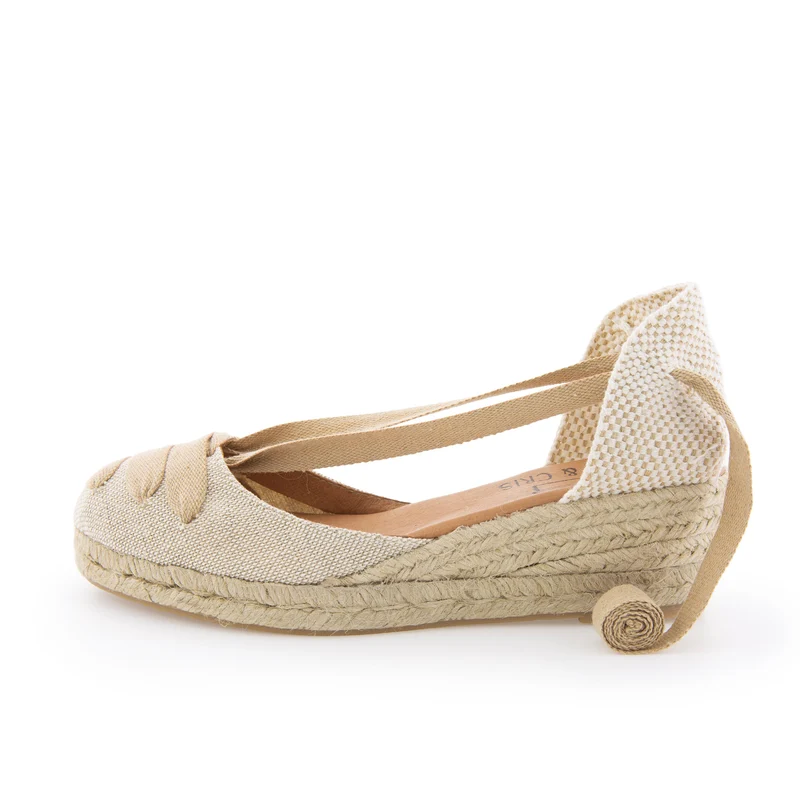Alpargata beige/beige BAJA41LINO Pepa & Cris