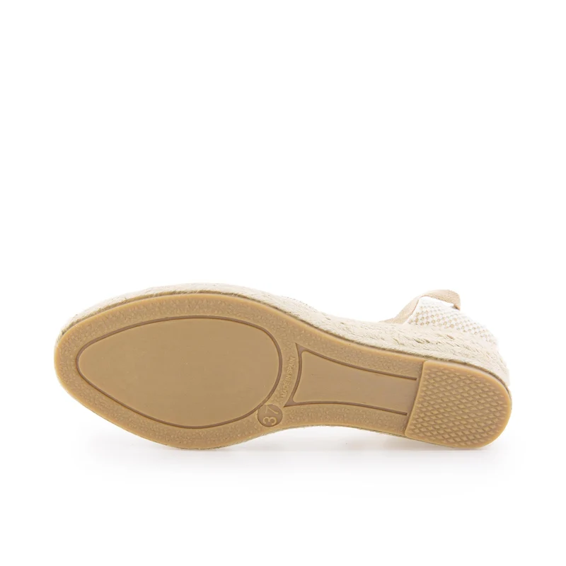 Alpargata beige/beige BAJA41LINO Pepa & Cris