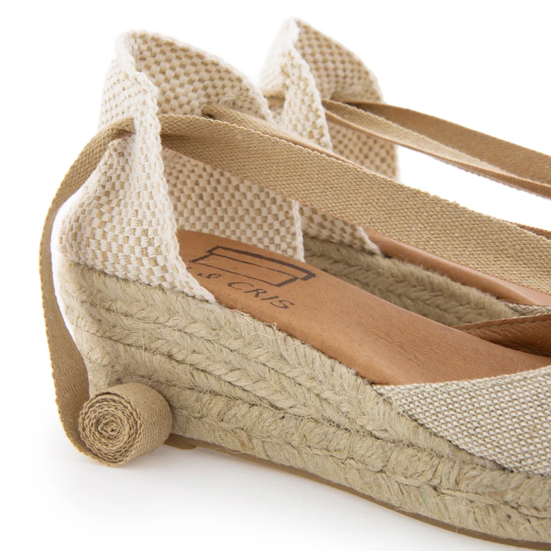 Alpargata beige/beige BAJA41LINO Pepa & Cris