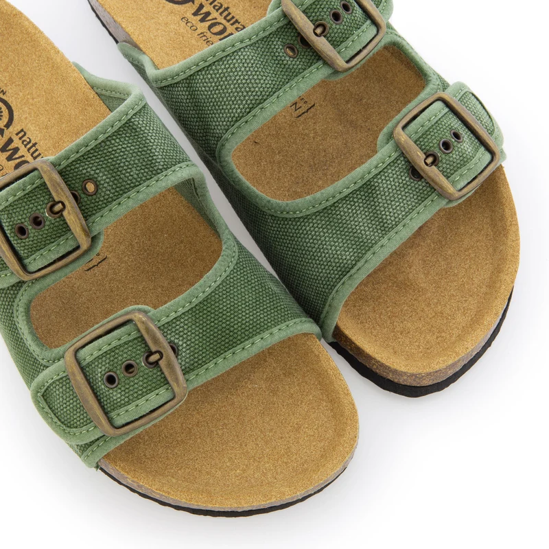 Sandalia oliva 7001 Natural World