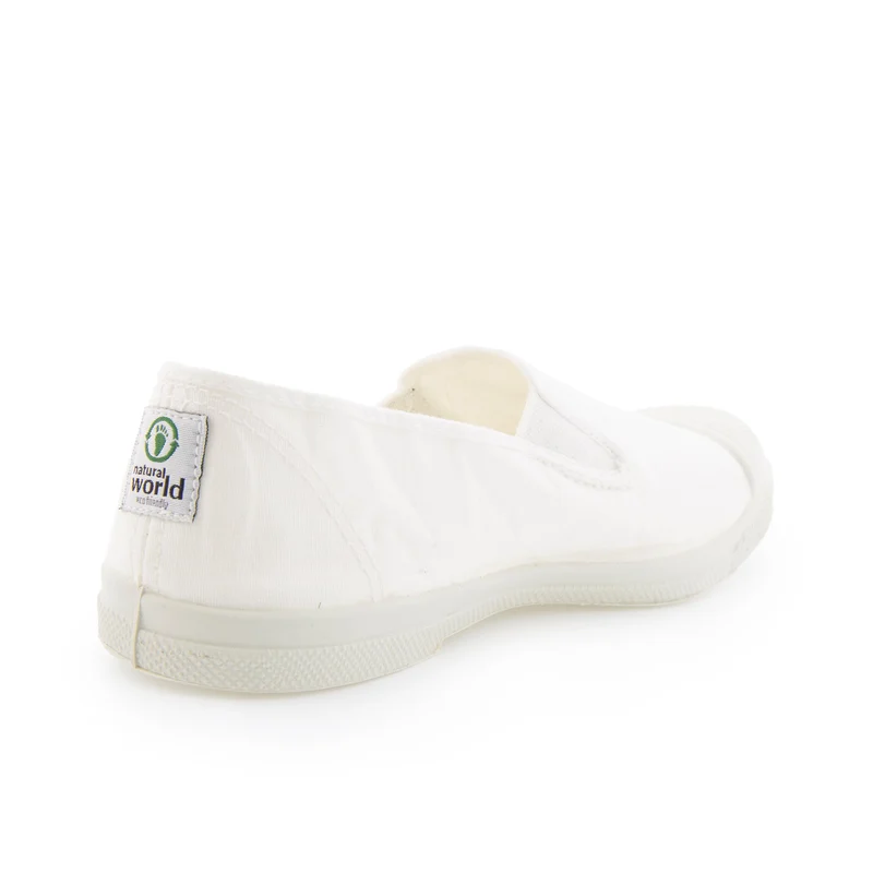 Zapatilla blanca LONA112 Natural World