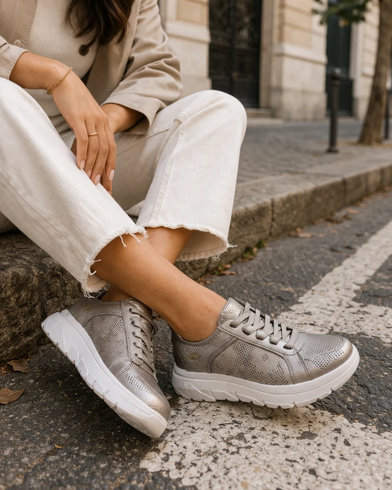 MUJER ZAPATO COMODO GRANDIA PLATINO