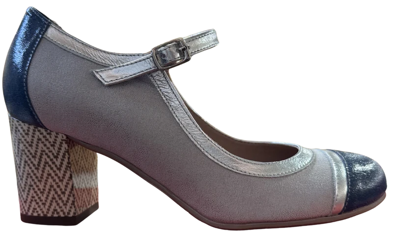 MUJER ZAPATO DE SALON ALTIVIA PLATINO