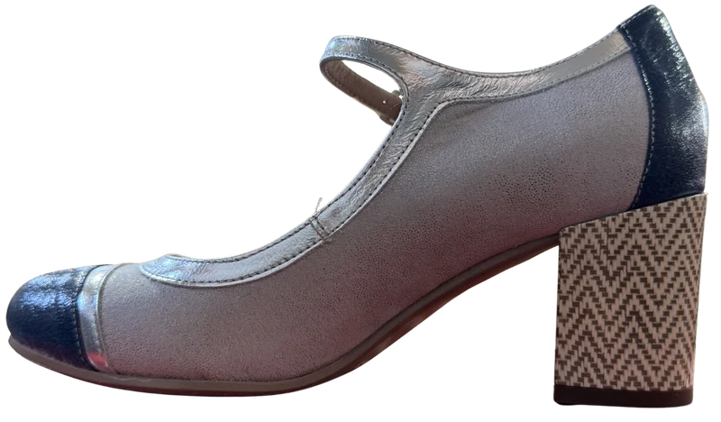 MUJER ZAPATO DE SALON ALTIVIA PLATINO