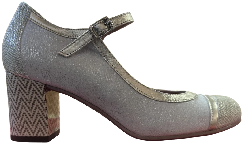 MUJER ZAPATO DE SALON BELARIA PLATINO