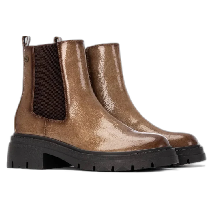 MUJER BOTIN PLANO MONACO BEIGE