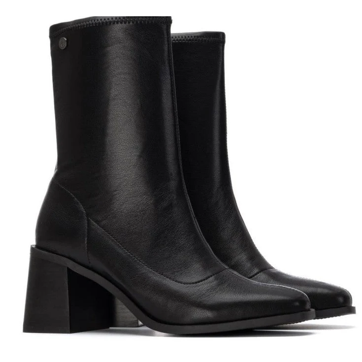 MUJER BOTIN TACON MEDIO EDIM NEGRO