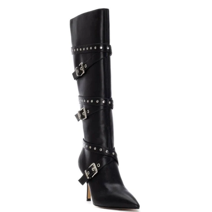 MUJER BOTA TACON FINO CORCEGA XTI NEGRO