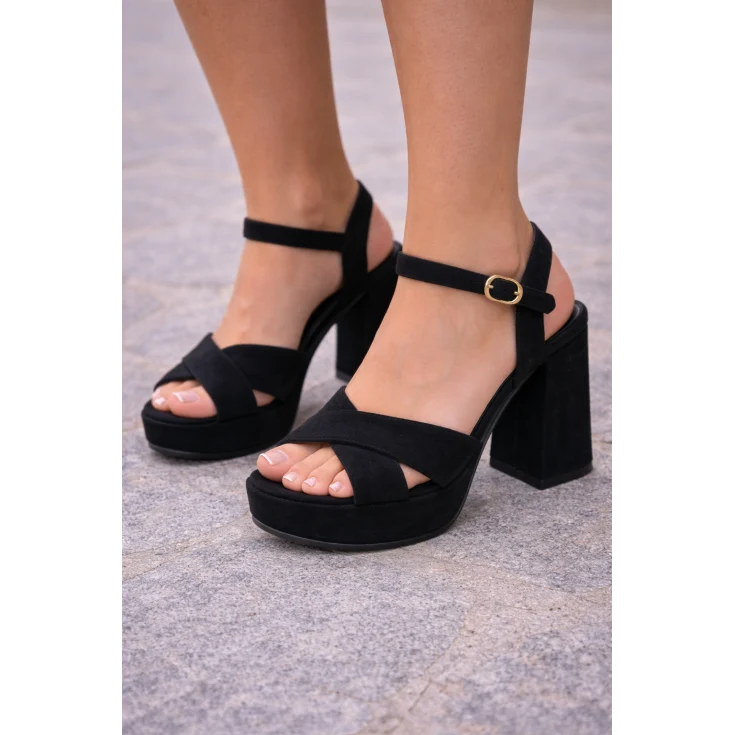 MUJER SANDALIA FIESTA ANTELINA NEGRO