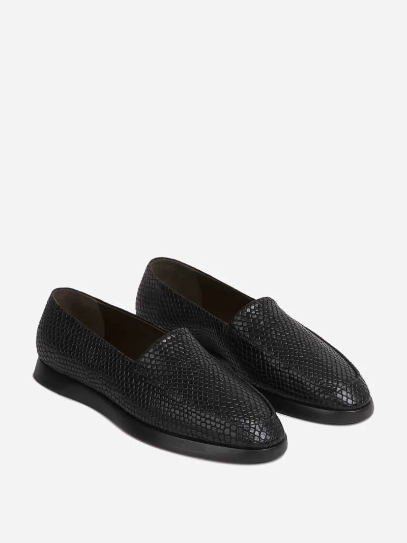 Mocasines Snakeskin Embossed