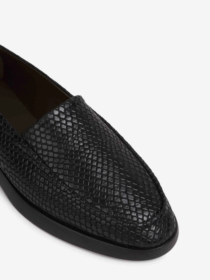 Mocasines Snakeskin Embossed