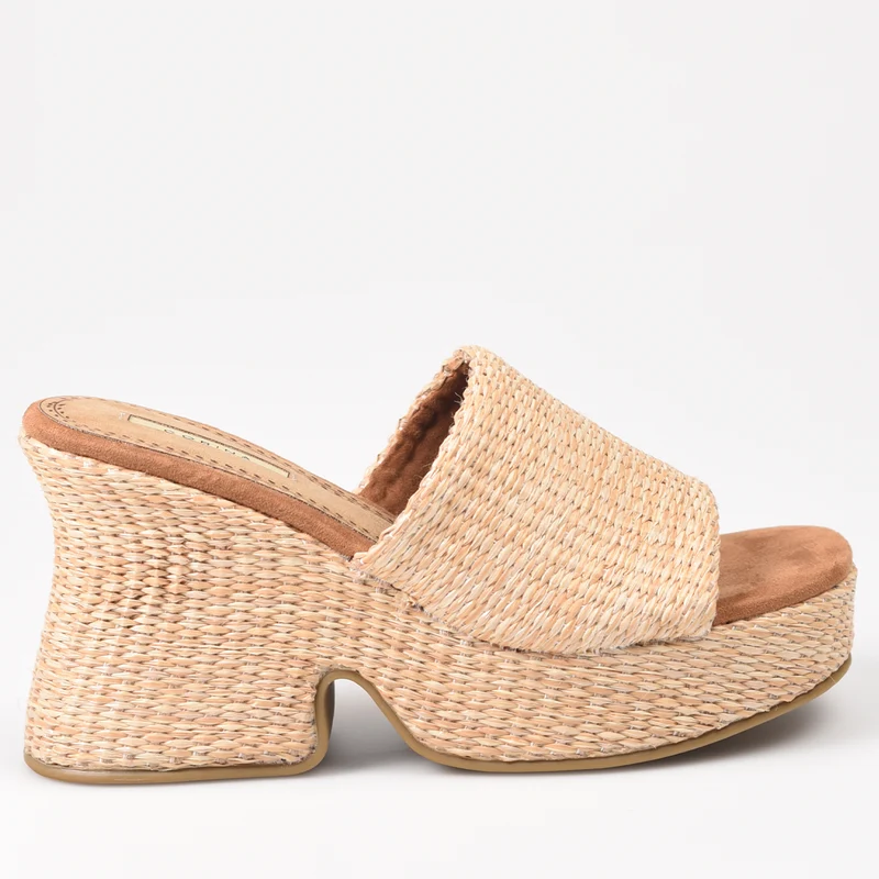 Zuecos Corina Rafia M4345 Natural