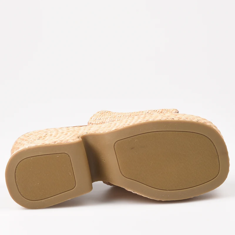 Zuecos Corina Rafia M4345 Natural