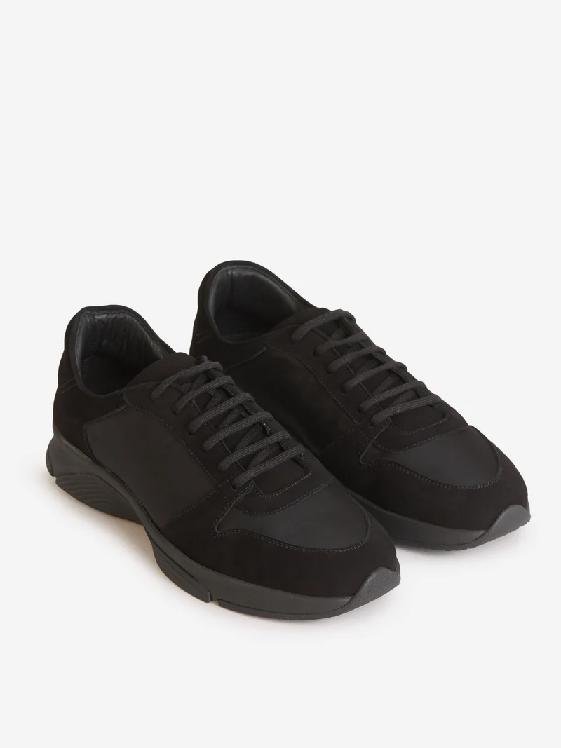 Sneakers Paneles Piel