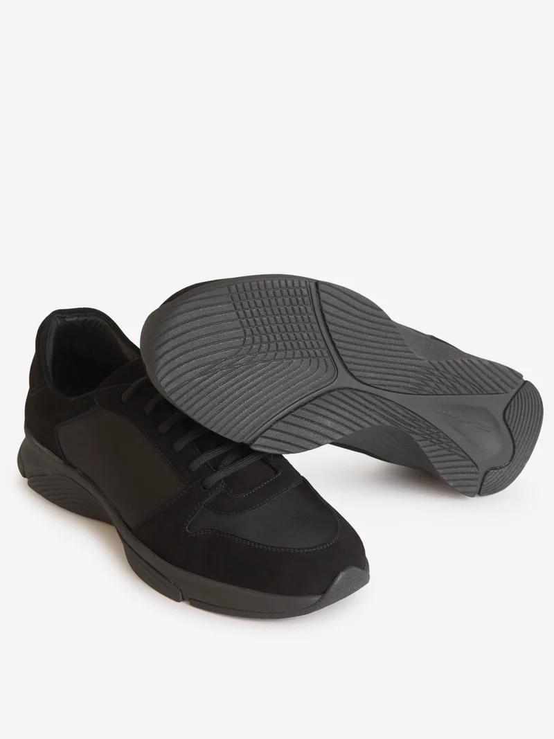 Sneakers Paneles Piel